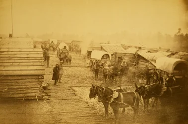 Lager der Unionskräfte in Centreville, Virginia, Winter 1861 und 1862